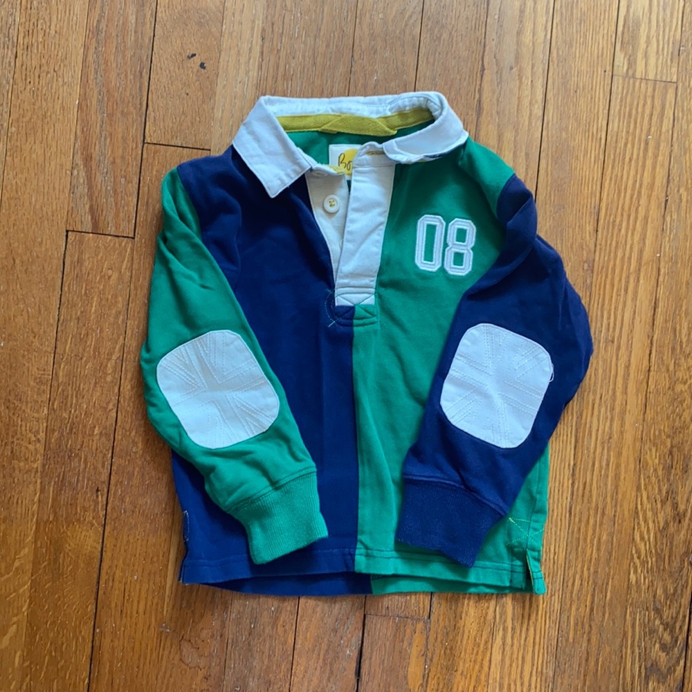 Mini Boden Boys Rugby Shirt - size 4-5